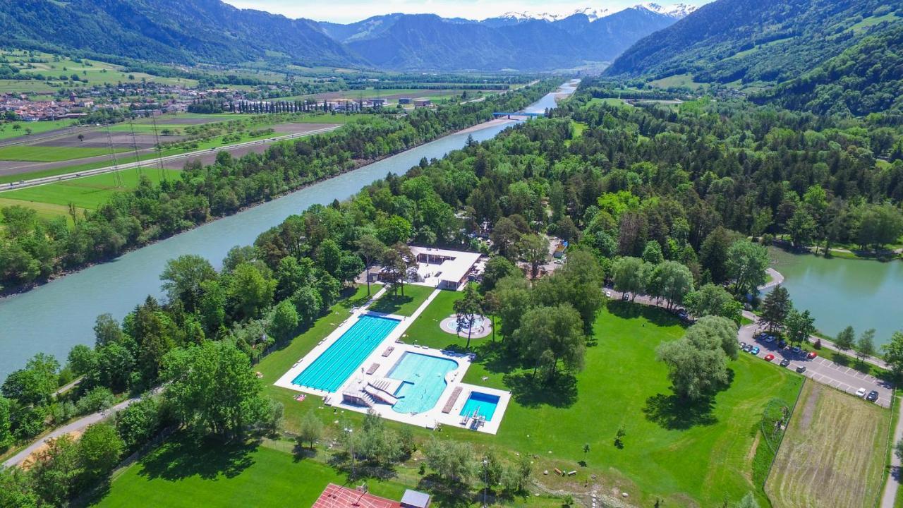 Neptun 3 - Im Zentrum Von Bad Ragaz, Mit Kl. Balkon エクステリア 写真